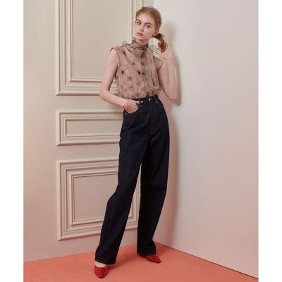 LOULOU WILLOUGHBY】ボーイフレンドデニムパンツ