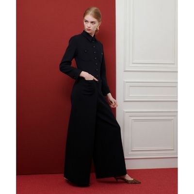 allureville (Women)/アルアバイル【LOULOU WILLOUGHBY 】ツイードオールインワン 65ネイビー パンツ・ズボン【三越伊勢丹/公式】