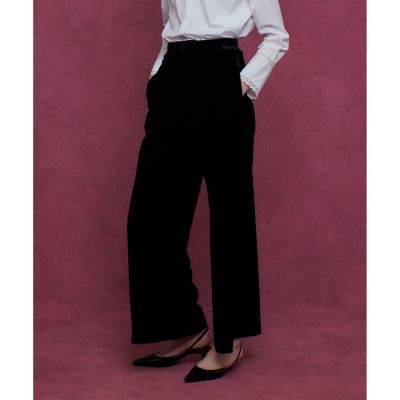 LOULOU WILLOUGHBY】トリアセベロアパンツ