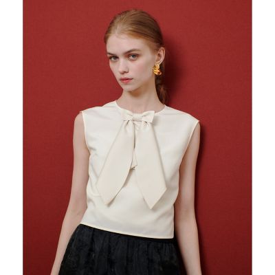 allureville / アルアバイル 【LOULOU WILLOUGHBY】サテンフリルシャツ