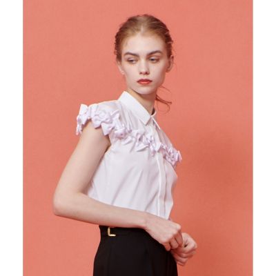 【ＬＯＵＬＯＵ　ＷＩＬＬＯＵＧＨＢＹ】メニーリボンシャツ