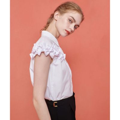 【ＬＯＵＬＯＵ　ＷＩＬＬＯＵＧＨＢＹ】メニーリボンシャツ