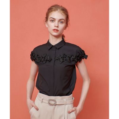【ＬＯＵＬＯＵ　ＷＩＬＬＯＵＧＨＢＹ】メニーリボンシャツ