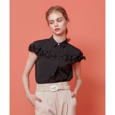 【ＬＯＵＬＯＵ　ＷＩＬＬＯＵＧＨＢＹ】メニーリボンシャツ