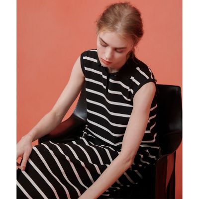 極美品✨️ポロラルフローレン　フレアロングワンピース　ストレッチ　Aライン POLO RALPH LAUREN - フィット & フレアのシルエットが美しい