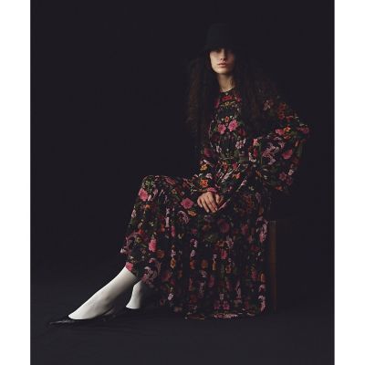 ＜allureville (Women)＞【ＬＯＵＬＯＵ　ＷＩＬＬＯＵＧＨＢＹ】シンメトリーフラワープリントワンピース