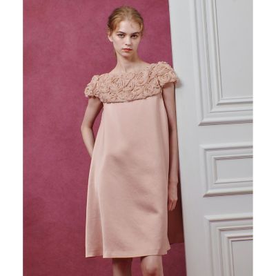 LOULOU WILLOUGHBY】チュールローズワンピース