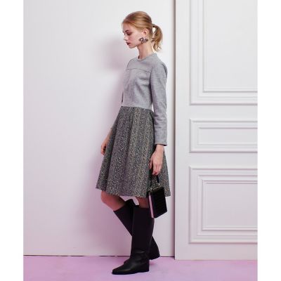 【美品】LOULOU WILLOUGHBY シルバーラメ アンサンブル ビジュー allureville(アルアバイル)｜【Loulou Willoughby】ビジュー巾着