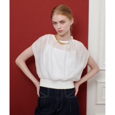 ＜allureville (Women)＞【ＬＯＵＬＯＵ　ＷＩＬＬＯＵＧＨＢＹ】キャミソールドッキングプルオーバー