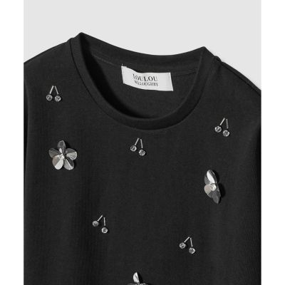 LOULOU WILLOUGHBY】スパンコールTシャツ