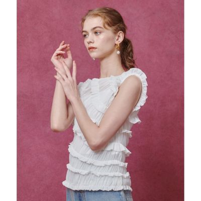 新品タグ付き 【LOULOU WILLOUGHBY】フリリーミニプルオーバー セール】 【LOULOU WILLOUGHBY】フリリーミニプルオーバー