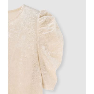 LOULOU WILLOUGHBY】ベロア半袖プルオーバー