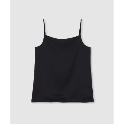 allureville (Women)/アルアバイル 【LOULOU WILLOUGHBY】サテンキャミソール 95ブラック トップス【三越伊勢丹/公式】