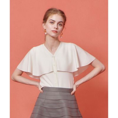 【ＬＯＵＬＯＵ　ＷＩＬＬＯＵＧＨＢＹ】メタリックヤーンケーププルオーバー