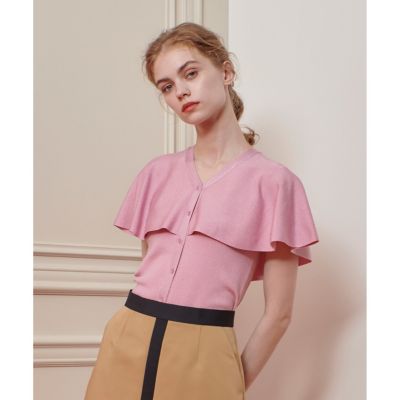 【ＬＯＵＬＯＵ　ＷＩＬＬＯＵＧＨＢＹ】メタリックヤーンケーププルオーバー