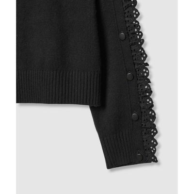 LOULOU WILLOUGHBY】ショルダーレースボタンプル