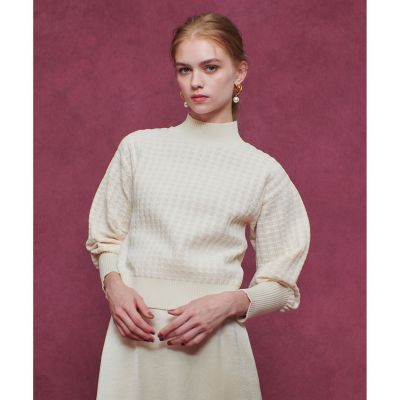 ルルウィルビー　ロングリブカフスモールプルオーバー　ブラック　アルアバイル LOULOU WILLOUGHBY】ロングリブカフスモールプル