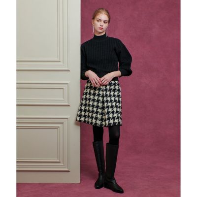 ルルウィルビー　ロングリブカフスモールプルオーバー　ブラック　アルアバイル LOULOU WILLOUGHBY】ロングリブカフスモールプル