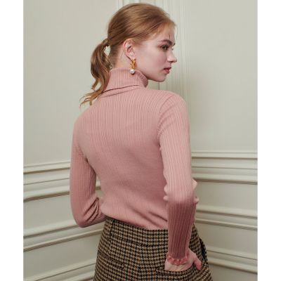 【LOULOU WILLOUGHBY】ハーフチューブラーリブニット LOULOU WILLOUGHBY】ハーフチューブラーリブニット|allureville