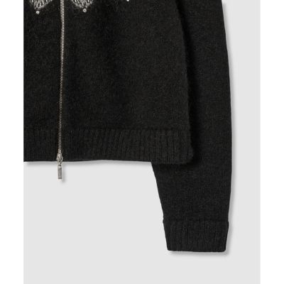 LOULOU WILLOUGHBY】ハートJQニットブルゾン