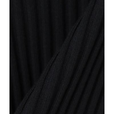◇　【ＬＯＵＬＯＵ　ＷＩＬＬＯＵＧＨＢＹ】バイカラーキーネック５分袖カーディガン