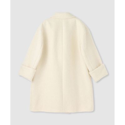 LOULOU WILLOUGHBY】ツイードダブルミドルコート