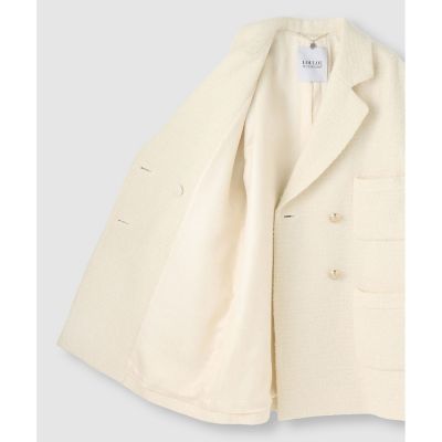 【LOULOU WILLOUGHBY】ツイードダブルミドルコート LOULOU WILLOUGHBY】ツイードダブルミドルコート