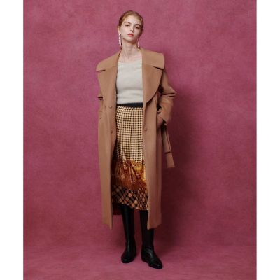 LOULOU WILLOUGHBY 赤 ショートビーバーコート LOULOU WILLOUGHBY】ショートビーバーテーラー