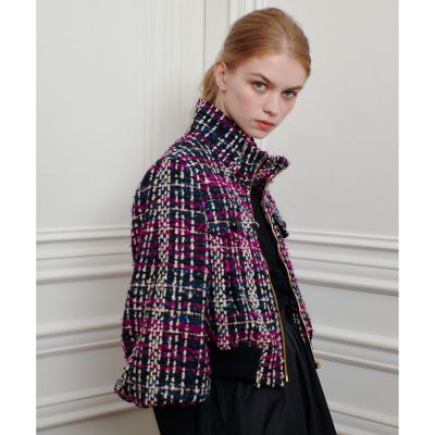 【LOULOU WILLOUGHBY】ツィードブルゾン＋スカートセット LOULOU WILLOUGHBY】ツィードブルゾン＋スカートセット