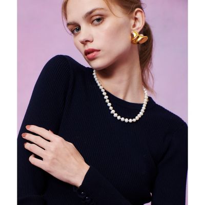 ＜allureville (Women)＞◇【ＬＯＵＬＯＵ　ＷＩＬＬＯＵＧＨＢＹ】タンスイパールショートネックレス