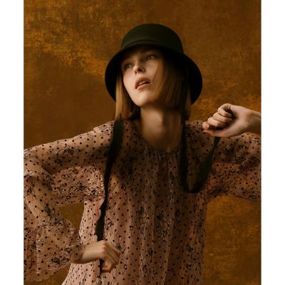 LOULOU WILLOUGHBY】リボンバケットハット