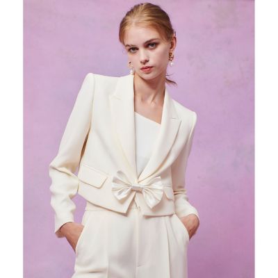 ＜allureville (Women)＞【ＬＯＵＬＯＵ　ＷＩＬＬＯＵＧＨＢＹ】ダブルクロスショートジャケット