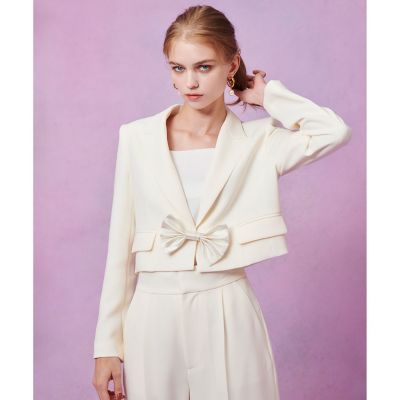 LOULOU WILLOUGHBY】ダブルクロスショートジャケット