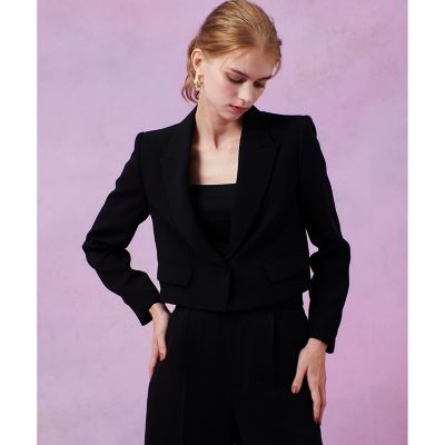 LOULOU WILLOUGHBY】ダブルクロスショートジャケット