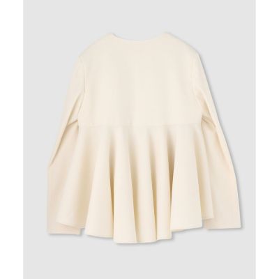 LOULOU WILLOUGHBY】ダブルクロスフレアペプラム