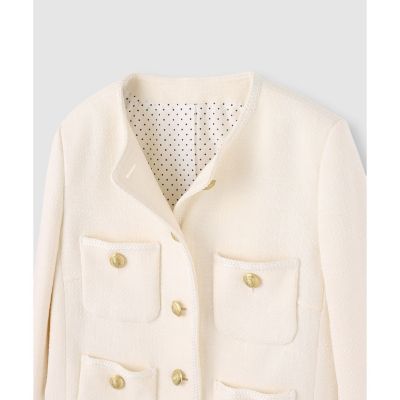 LOULOU WILLOUGHBY】ツイードツイルクルージャケット