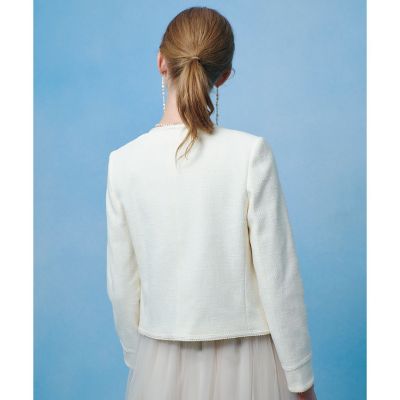 LOULOU WILLOUGHBY】ツイードツイルクルージャケット