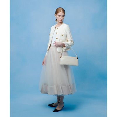 LOULOU WILLOUGHBY】ツイードツイルクルージャケット