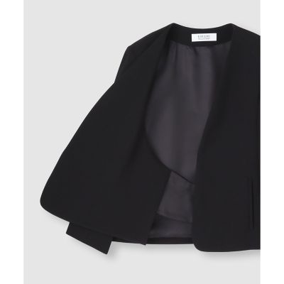 ◇【LOULOU WILLOUGHBY】リトルブラックケープJK