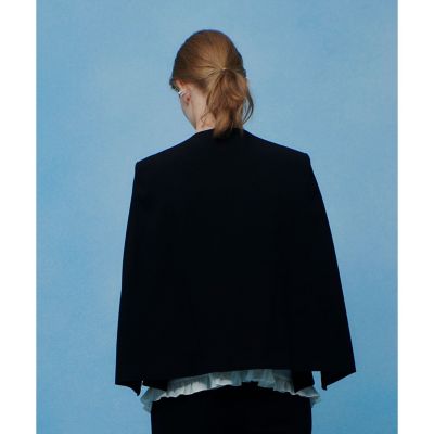 ◇【LOULOU WILLOUGHBY】リトルブラックケープ