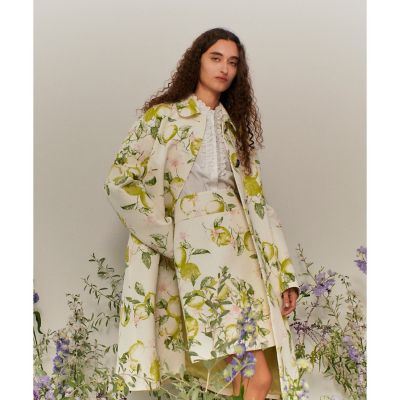 ＜allureville (Women)＞【ＬＯＵＬＯＵ　ＷＩＬＬＯＵＧＨＢＹ】ＲＡＴＴＩレモン柄ラップミニスカート