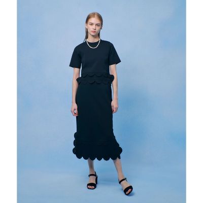 LOULOU WILLOUGHBY】パンチングスカラスカート