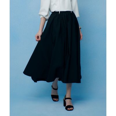 allureville (Women)/アルアバイル 【ＬＯＵＬＯＵ　ＷＩＬＬＯＵＧＨＢＹ】ポリエステルコットングログランギャザースカート