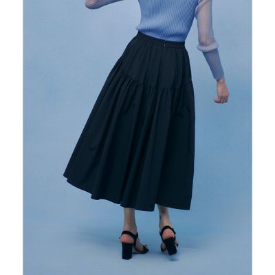 LOULOU WILLOUGHBY】キリカエタックタフタスカート