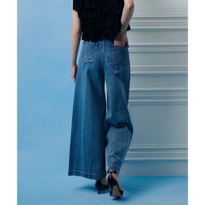 ◇【LOULOU WILLOUGHBY】デニムバギーパンツ