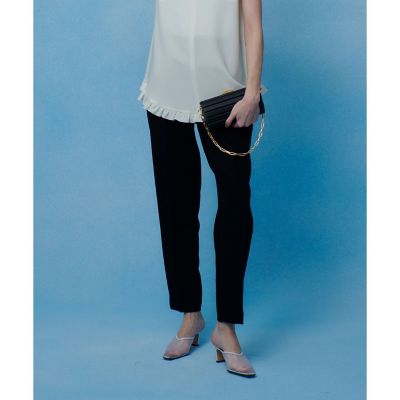 LOULOU WILLOUGHBY】ハイバックテーパードパンツ
