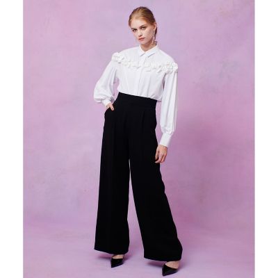 LOULOU WILLOUGHBY】メニーリボンパフスリーブシャツ