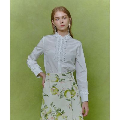 ＜allureville (Women)＞【ＬＯＵＬＯＵ　ＷＩＬＬＯＵＧＨＢＹ】テクニカルギャザーブラウス