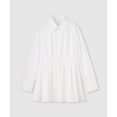 LOULOU WILLOUGHBY】タックシェイプシャツ
