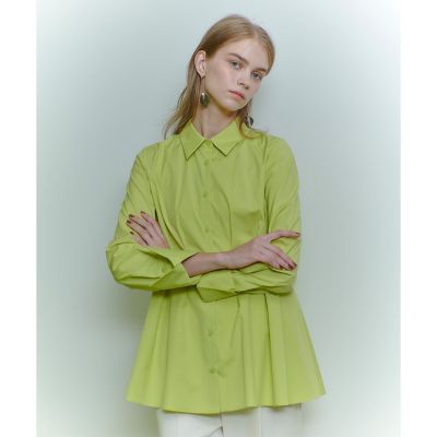 LOULOU WILLOUGHBY】タックシェイプシャツ